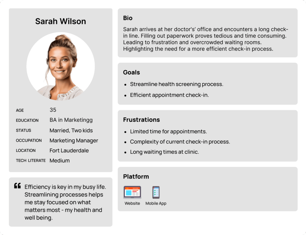 Care Companion persona description