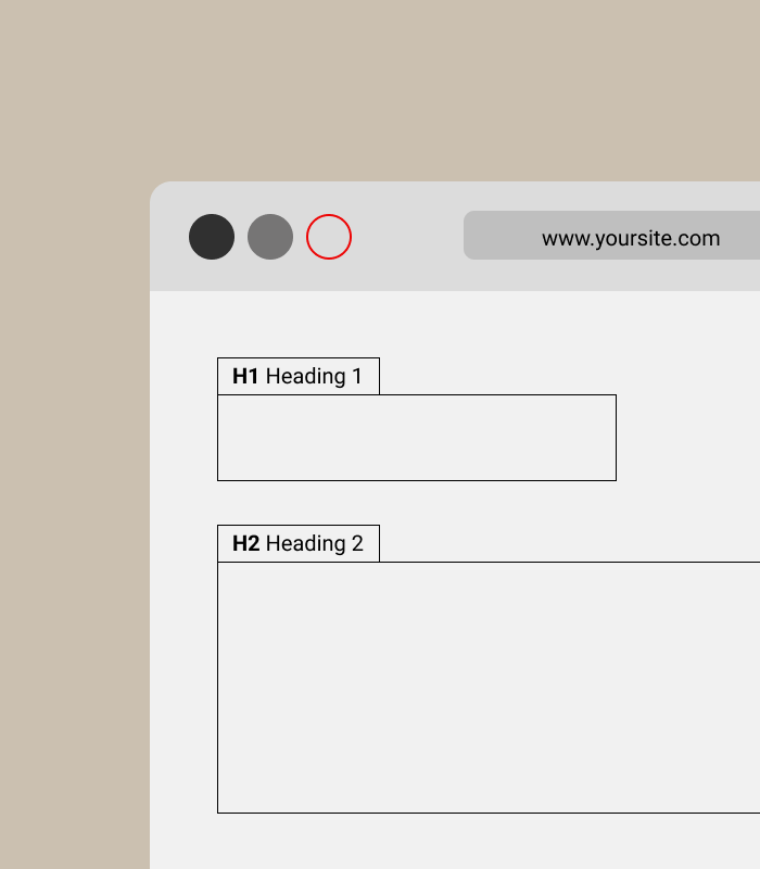 Sample webpage structure