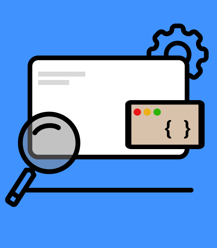 Web development icons